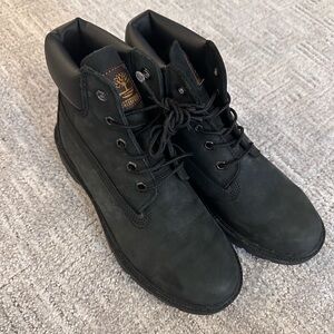 Timberland Kids Black Boots